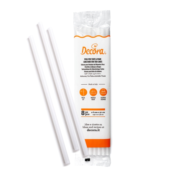 Plastic Rods / 8 Pces